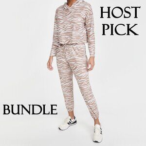 NWT Onzie crop hoodie & sweatpants bundle set, M/L